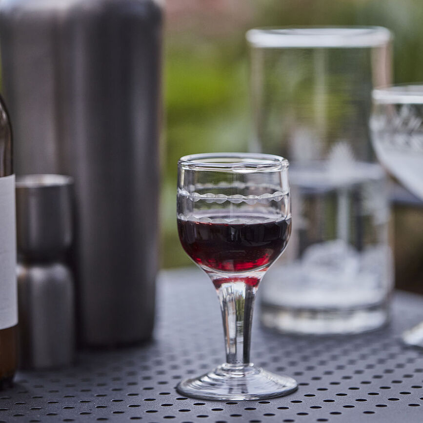 Vintage Čaša za liker prozirna