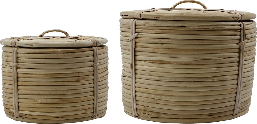 Cestas de almacenaje Round, Pack de 2