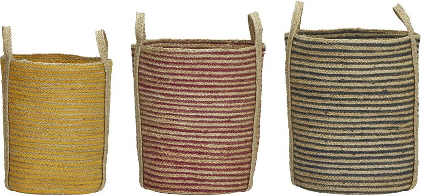 Cestas de almacenamiento Dungi, coloridas, Pack de 3 unidades