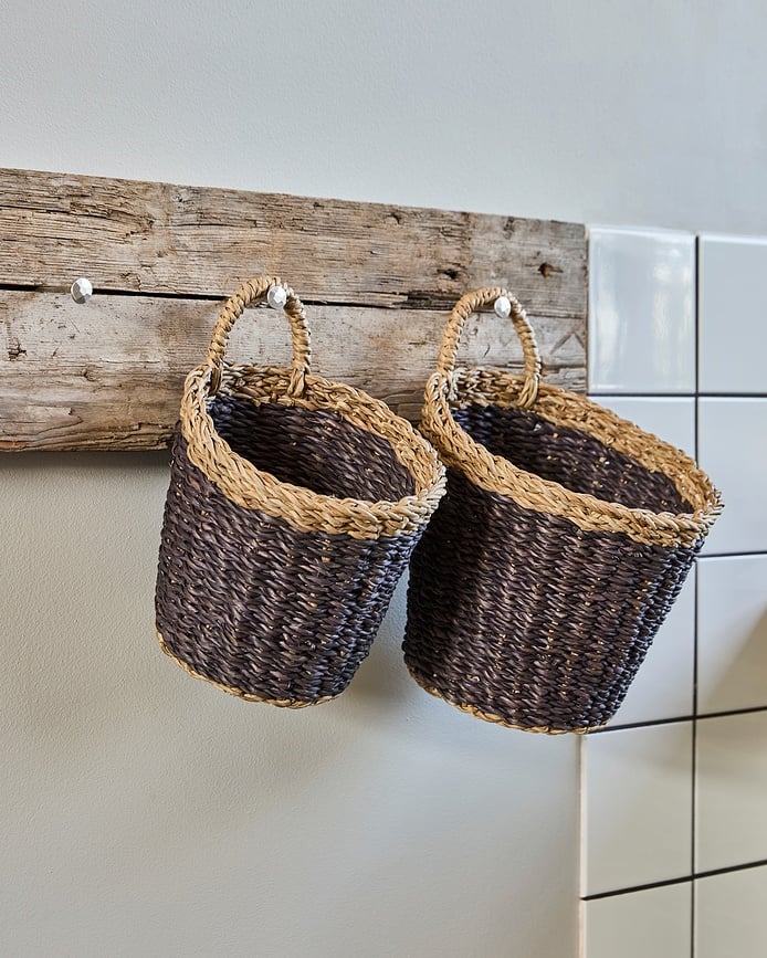 Cestas de Almacenamiento HDHere, beige, 2 unidades