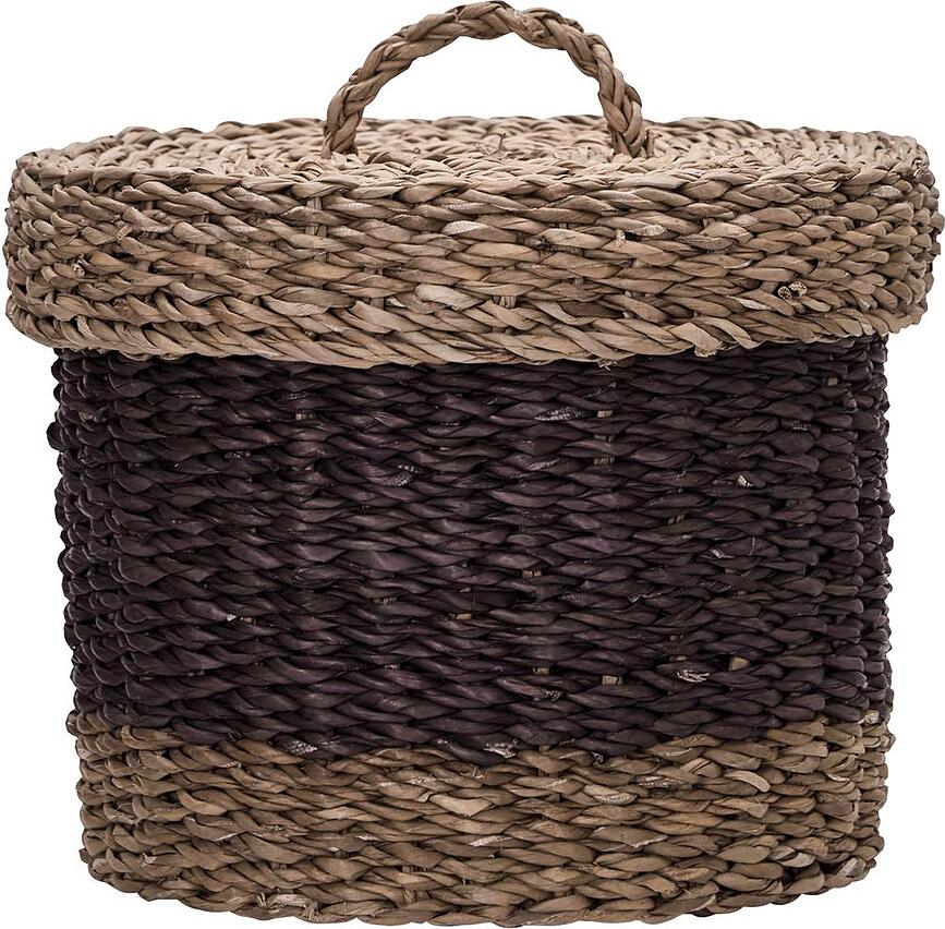 Cestas de Almacenamiento Rangi, redondas, marrones, 2 unidades