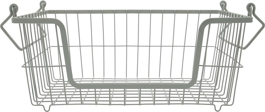 Cesto de almacenaje Nico, gris