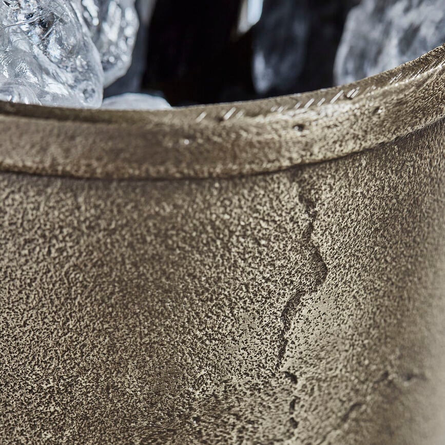 Champtub Posuda za hlađenje vina antikni mjed