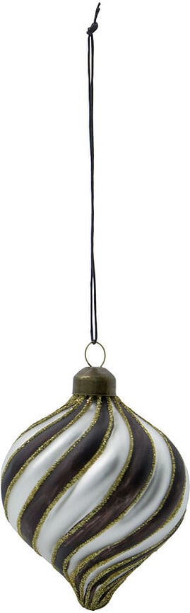 Chan Božićni Ukrasi crno-bijeli 4 kom.