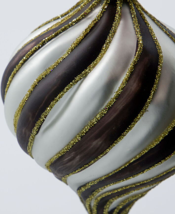 Chan Χριστουγεννιάτικα Διακοσμητικά, ασπρόμαυρα, 4 τμχ