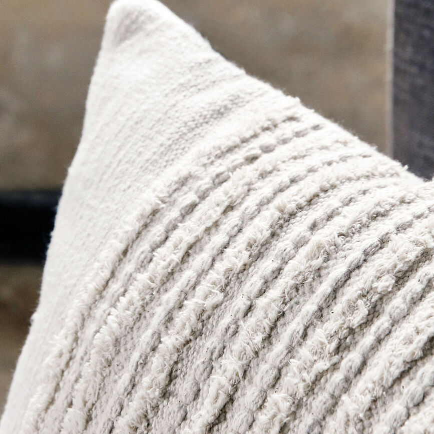 Chil Housse de Coussin 50 x 50 cm, blanc cassé