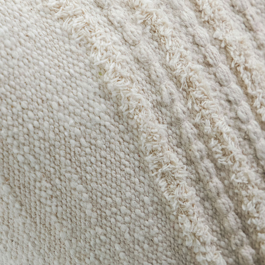 Chil Housse de Coussin 50 x 50 cm, blanc cassé