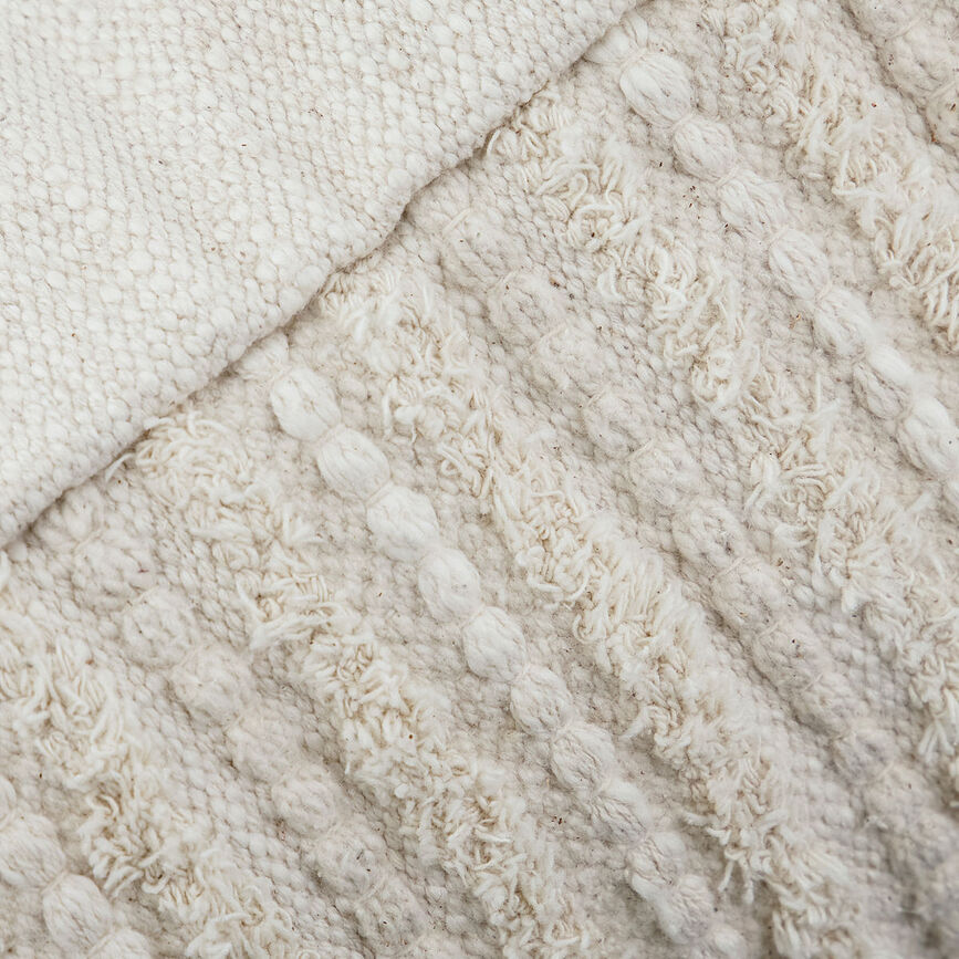 Chil Housse de Coussin 50 x 50 cm, blanc cassé