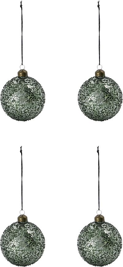 Chosen Boules de Noël dorées, Lot de 4