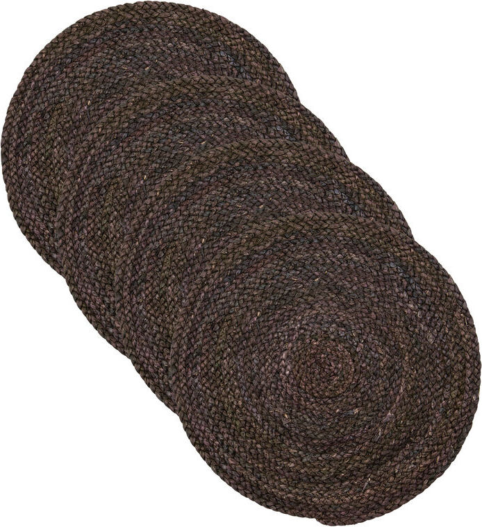 Circle Platzsets 38 cm, dunkelbraun, 4 St.