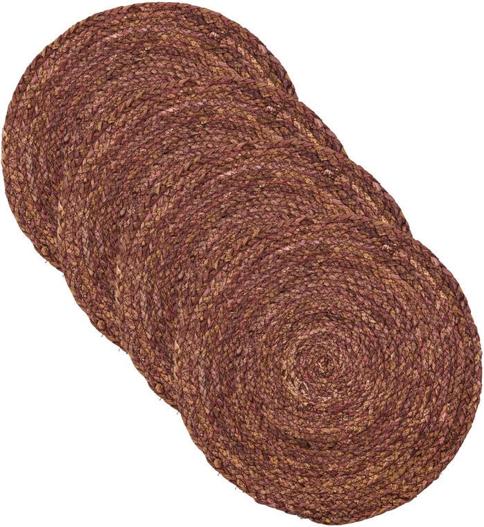 Circle Platzsets 38 cm, hellbraun, 4 St.