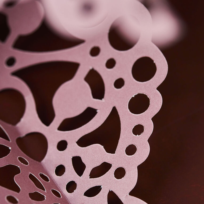 Clip Étoile de Noël, 40 cm, rose poudré