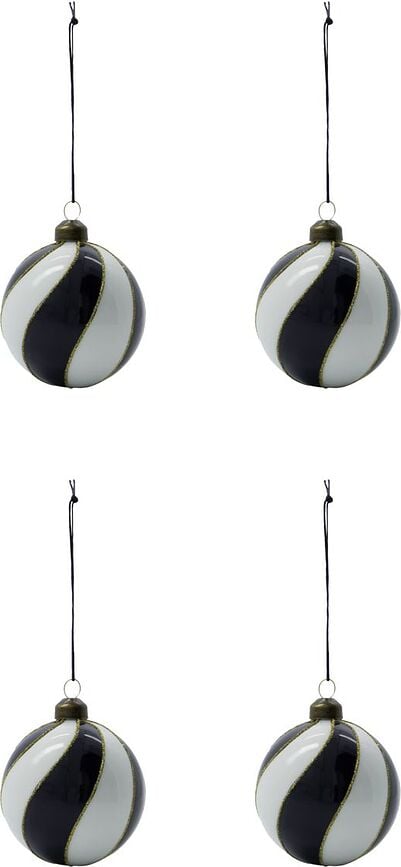 Coil Kuglice crno-bijele 4 kom.