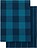 Cook Köksdukar 55 x 75 cm, blå, 2 st