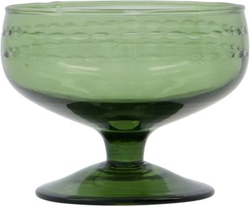 Coupe style vintage, verte
