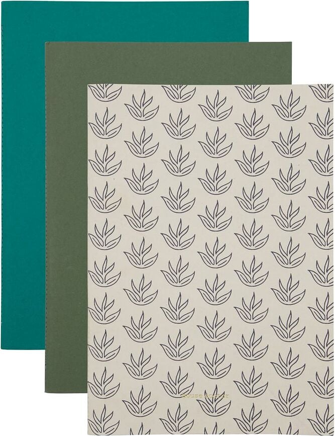 Cuadernos lisos Draw, de colores, 3 unidades