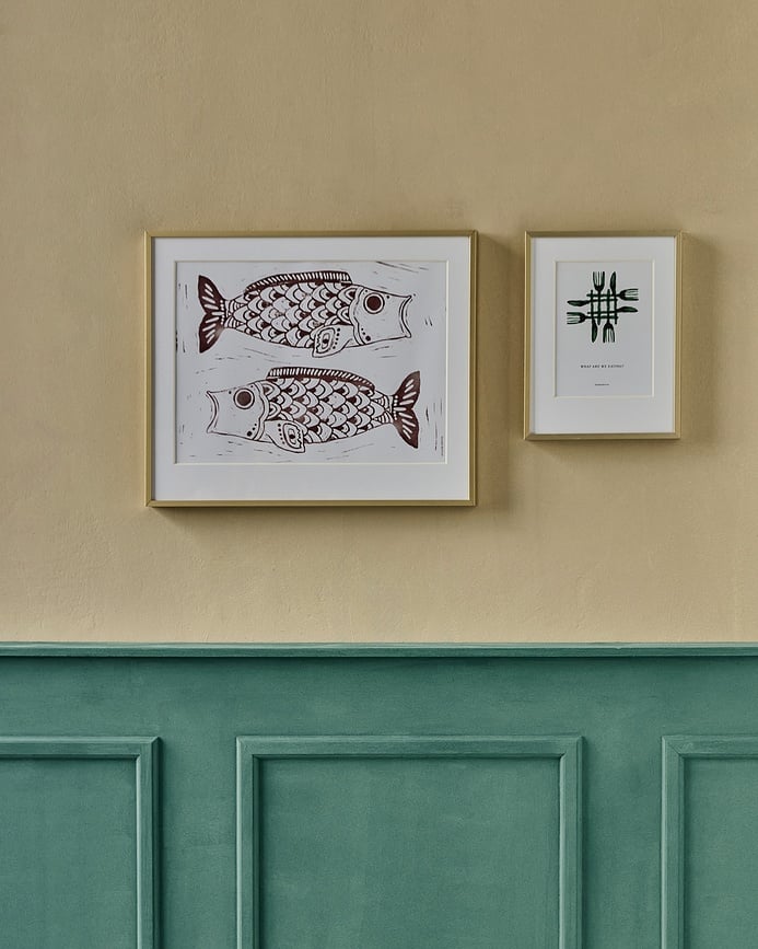 Cuadro enmarcado Dinner, 23 x 30 cm