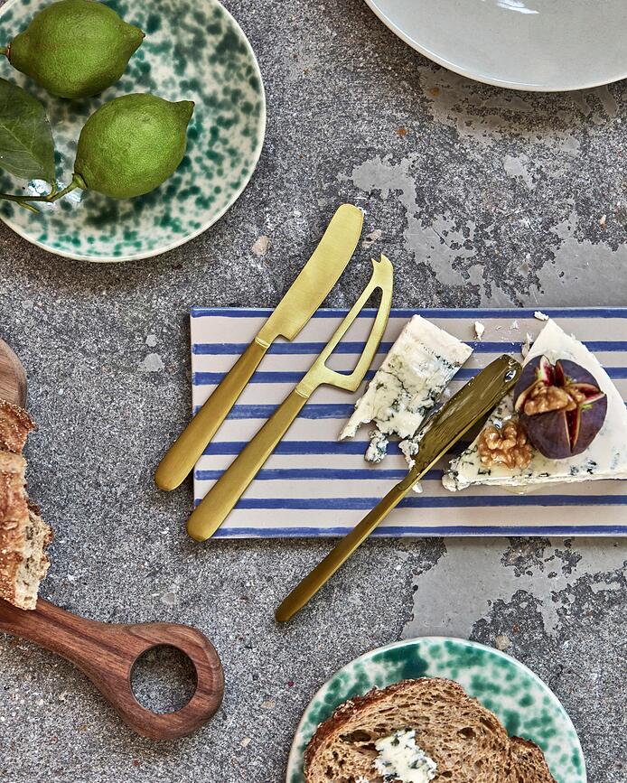 Cuchillos para queso House Doctor, dorados, Set de 3 piezas