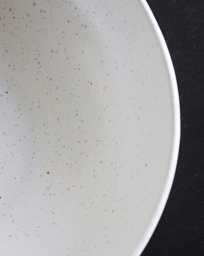 Bol Pion, 22 cm, gris y blanco