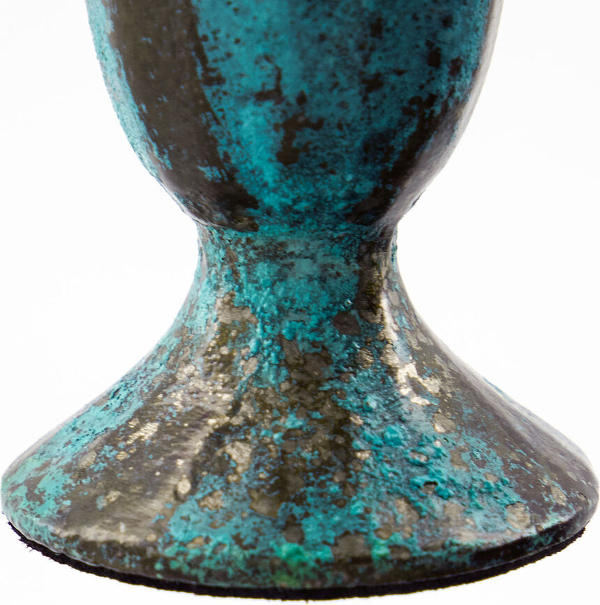 Cupa Bougeoir pour bougie classique, 8,5 cm, vert antique