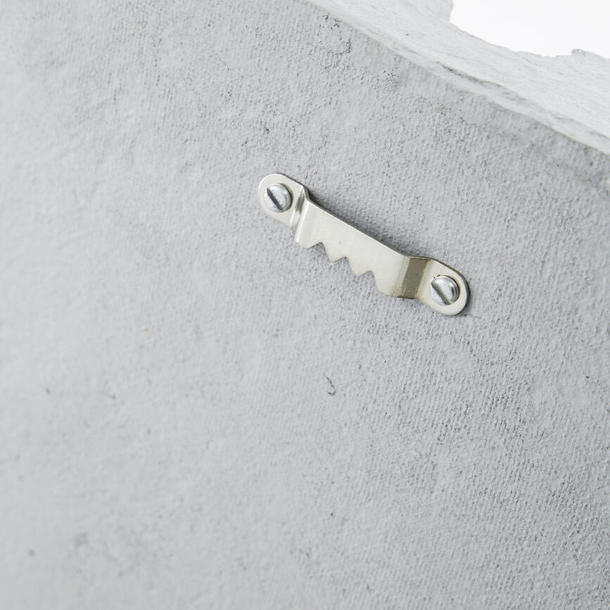 Decoración de pared Machie, gris