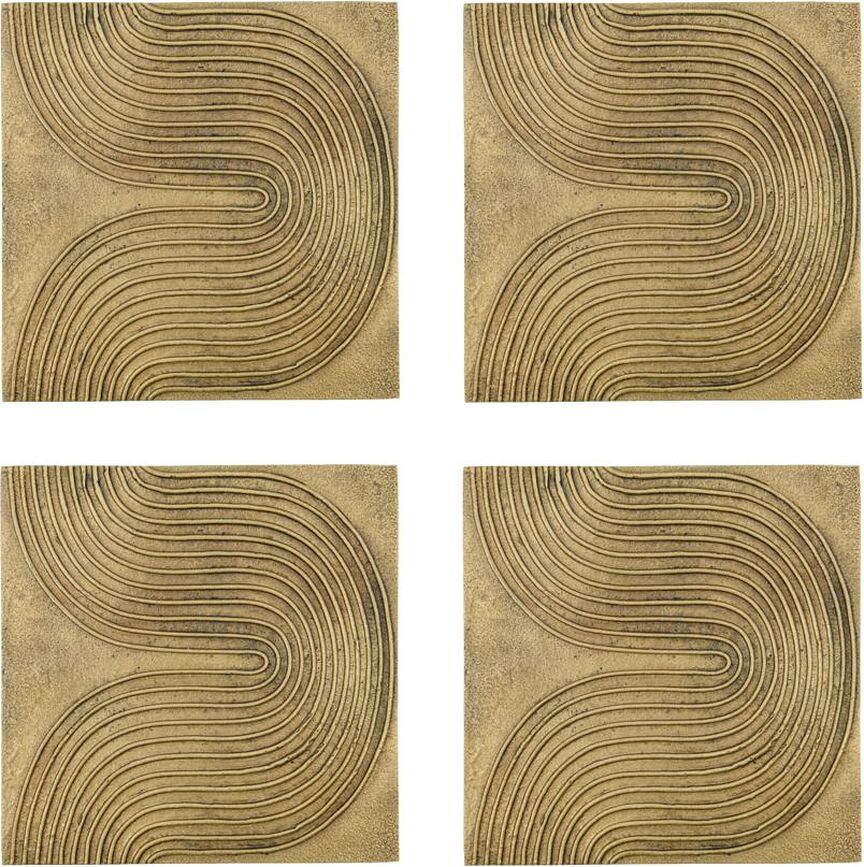 Décorations Murales motif Feuille, Lot de 4