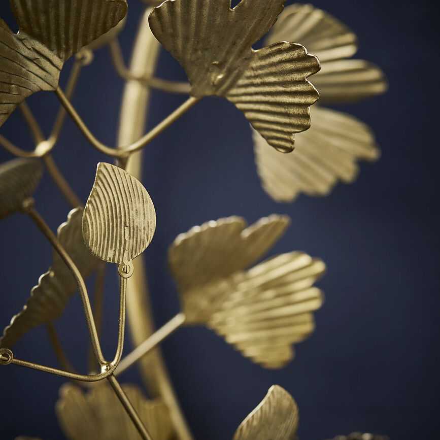 Decorazione natalizia Twigs corona di fiori 41 cm color ottone