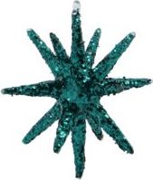 Dekoracja choinkowa Spike 7,5 cm zielona