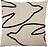 Dekorativt pudebetræk Fly 50 x 50 cm beige-sort