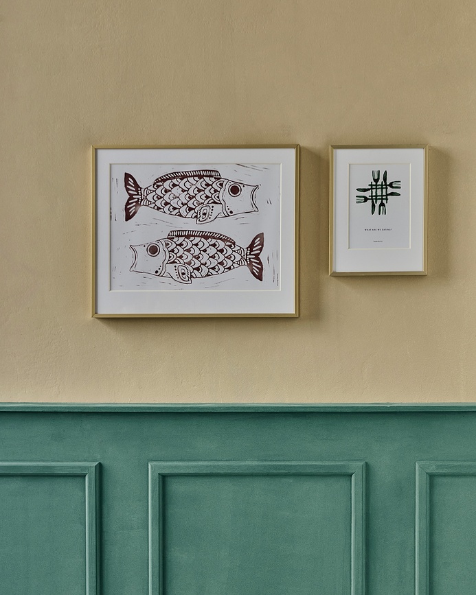 Dinner Πίνακας, με κορνίζα, 23 x 30 cm