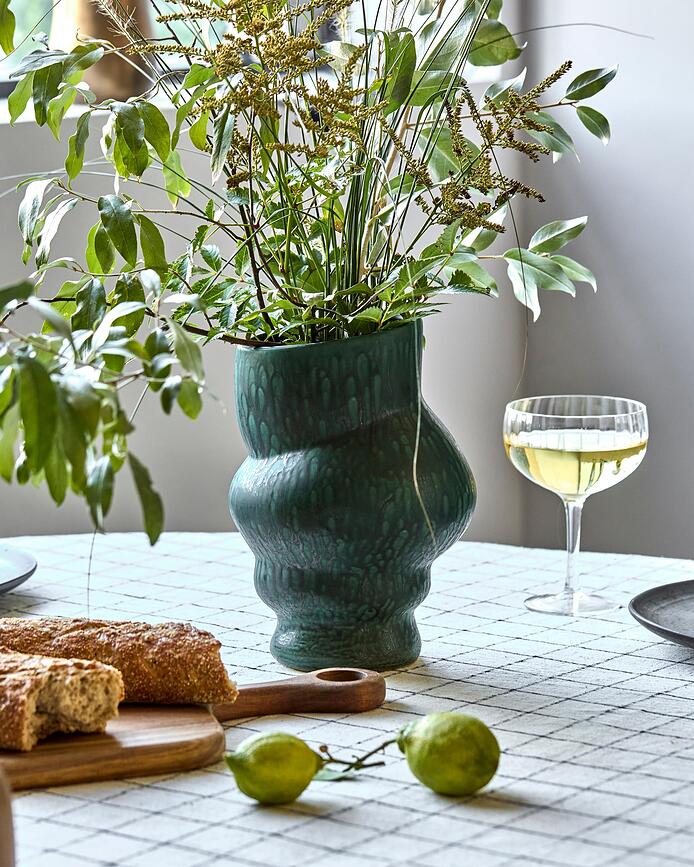 Disc Vase, 25 cm, vert