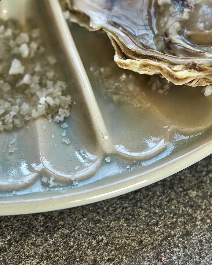 Diva Assiette de Service, 25 cm, bleu clair