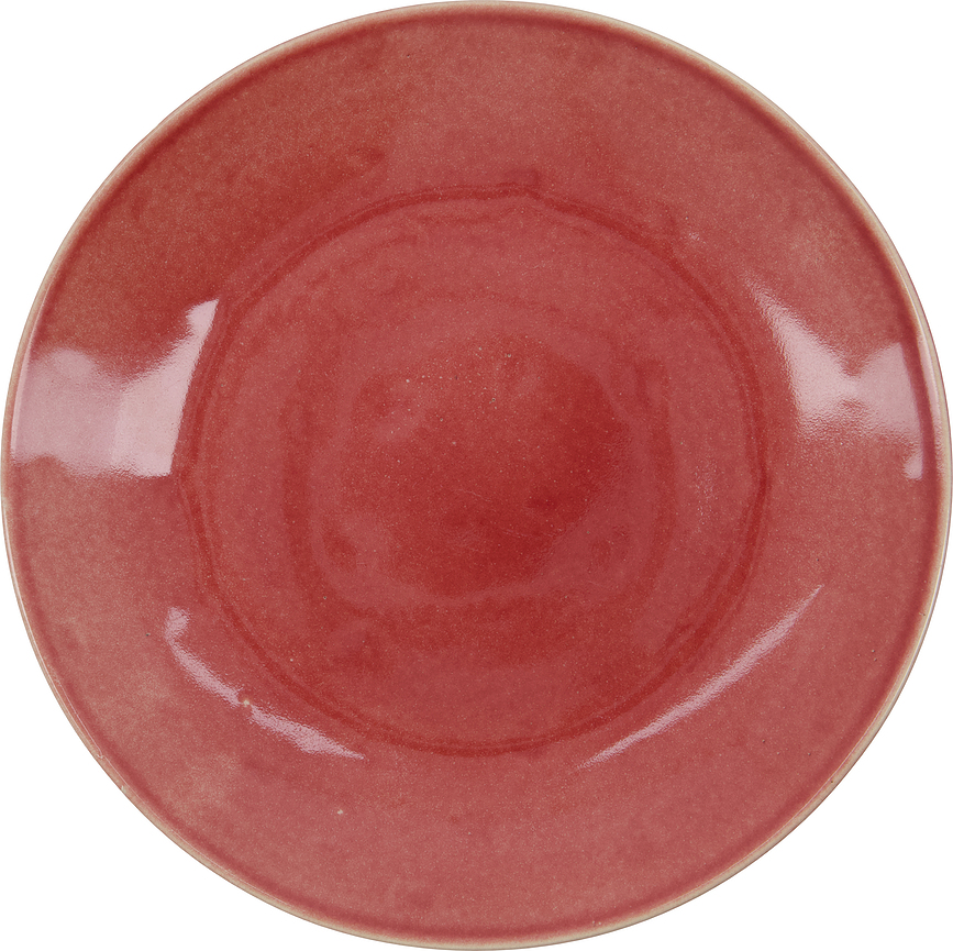 Diva Assiette Plate, 28 cm, rouge