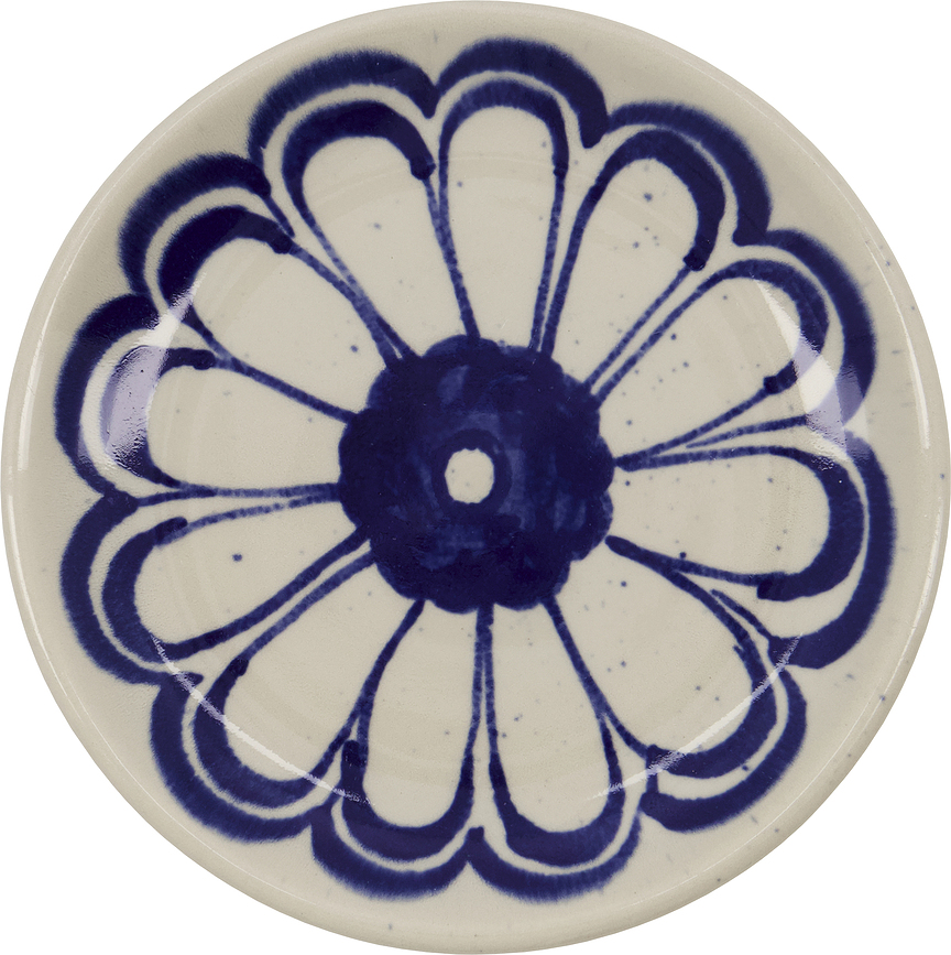 Diva Assiettes à Apéritif, bleues, Lot de 3