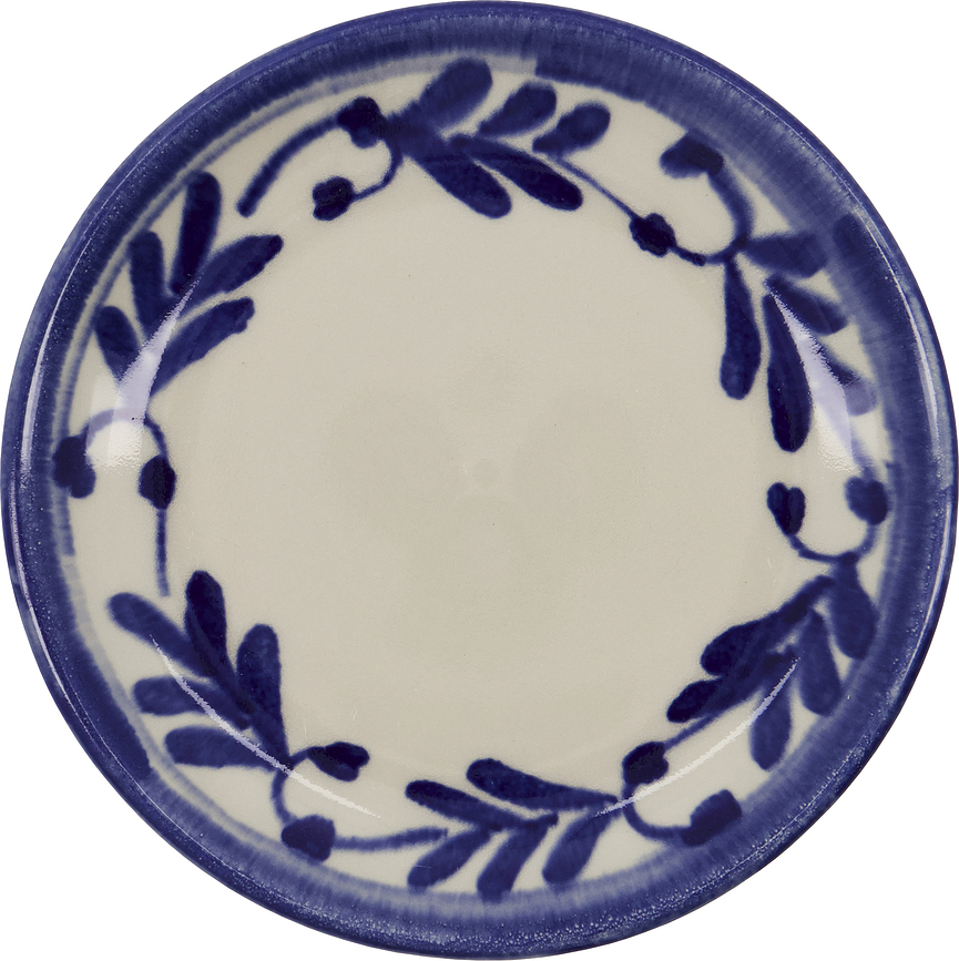 Diva Assiettes à Apéritif, bleues, Lot de 3