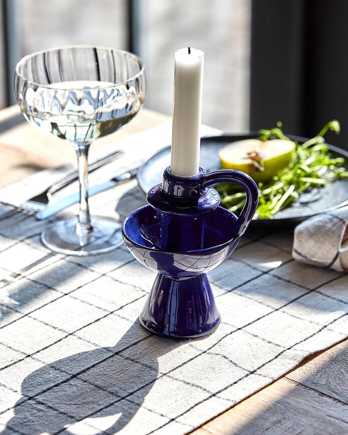 Diva Bougeoir pour bougie classique, vert