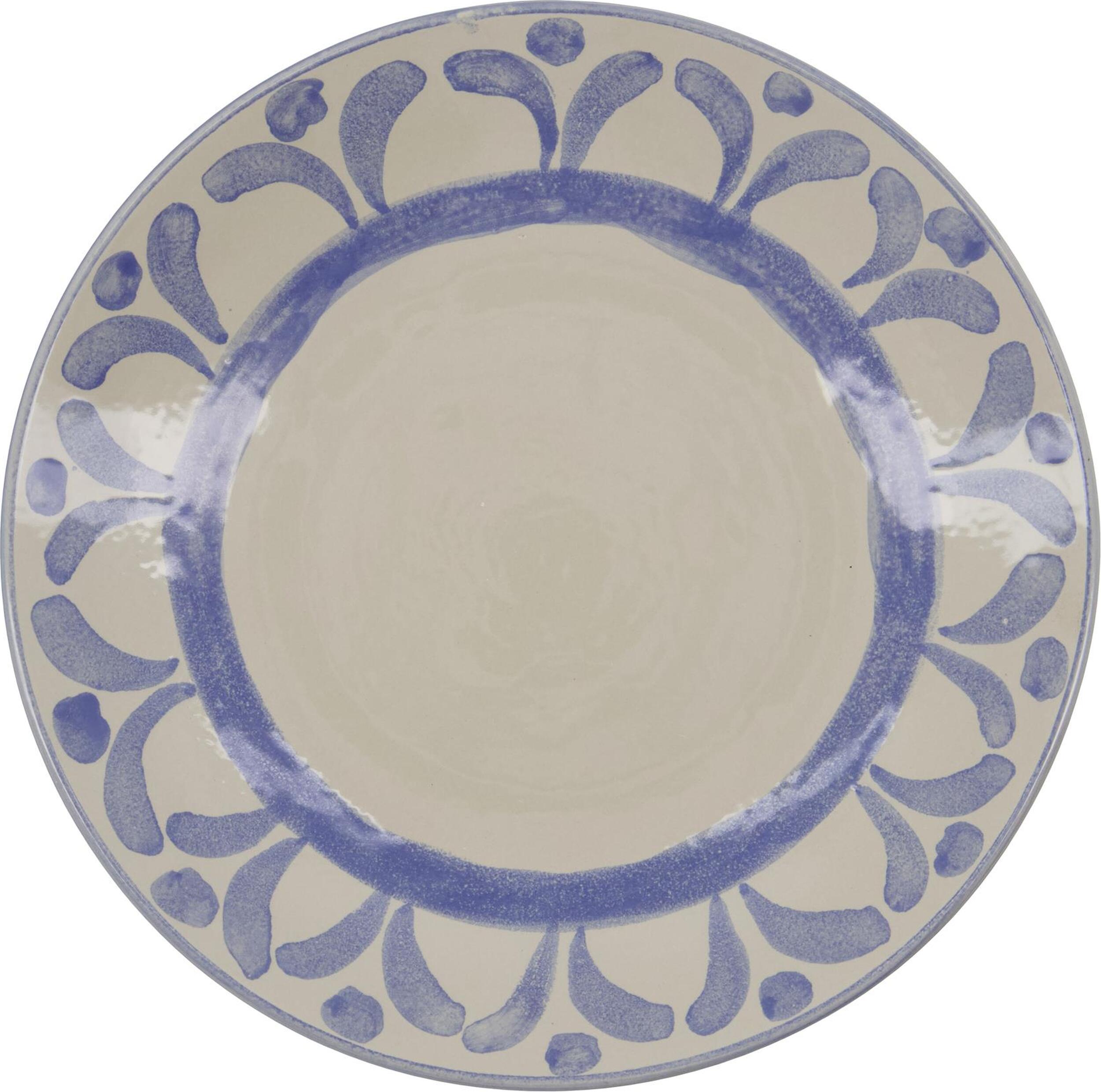Diva Frühstücksteller 23 cm blau