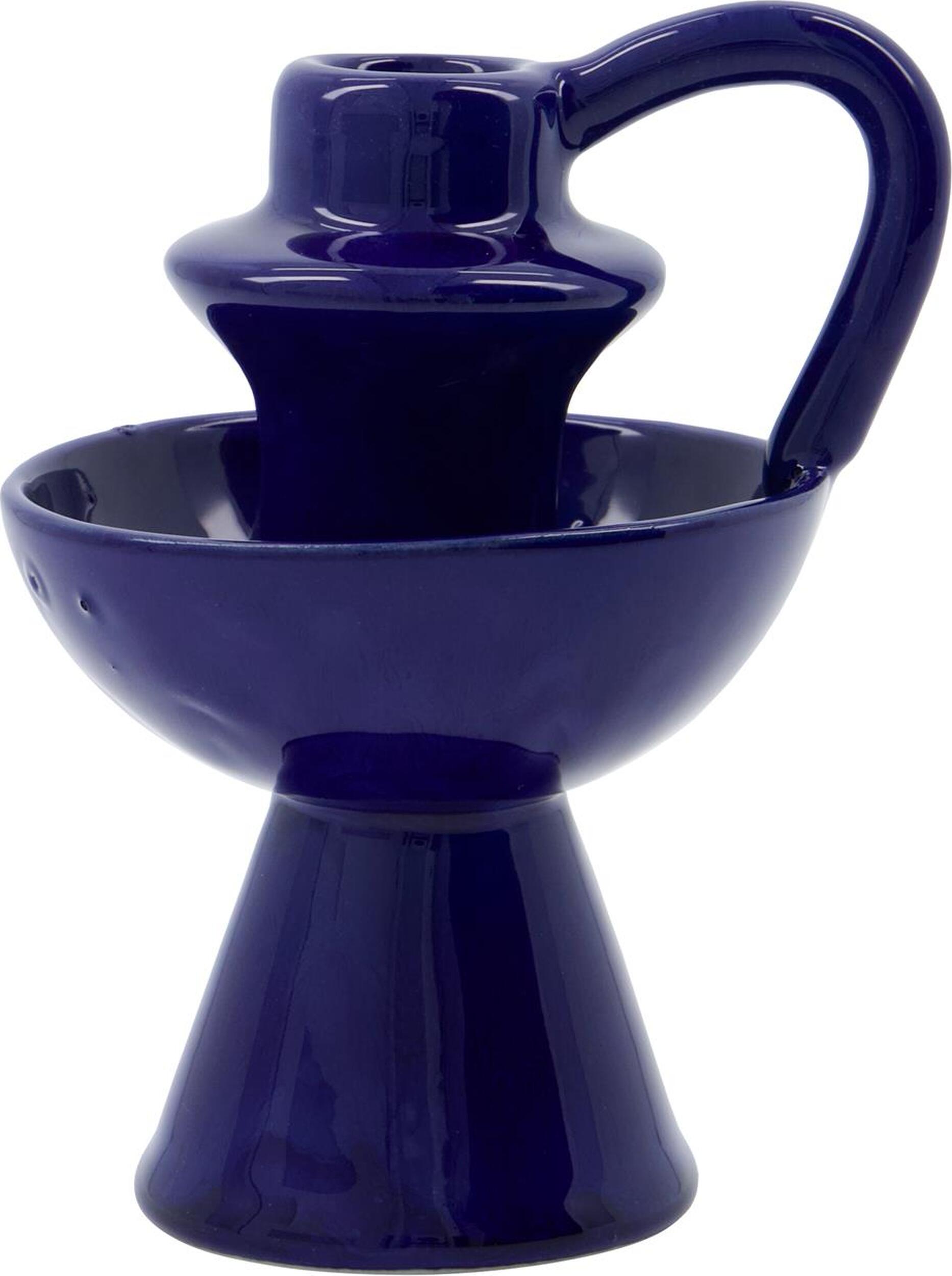 Diva Klassischer Kerzenhalter blau