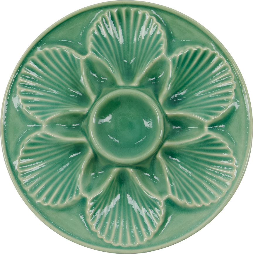 Diva Plat de Service 25 cm, vert