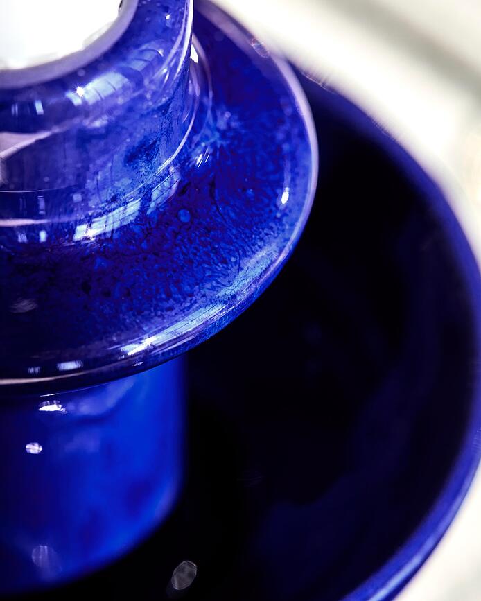 Diva Svečnik za klasično svečo, moder