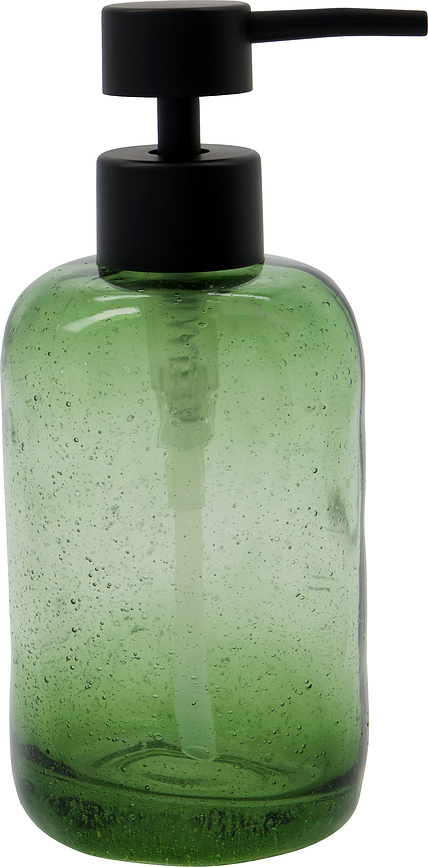 Dosatore per sapone HDWah verde, in vetro