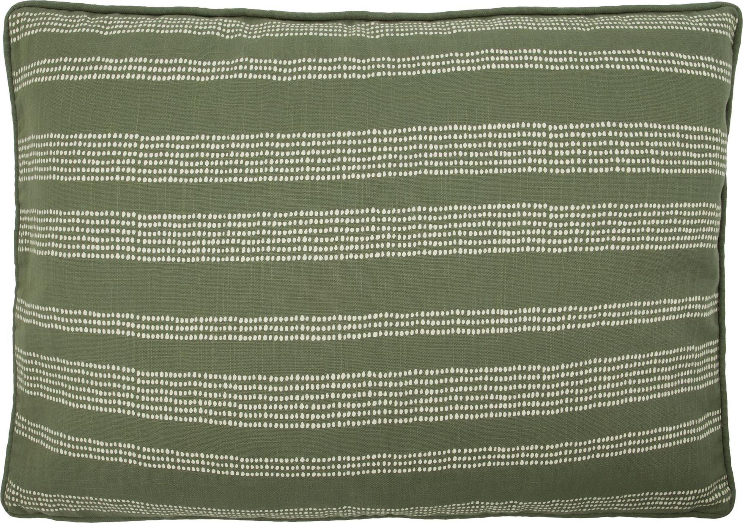 Dotti Dekorativer Kissenbezug 40 x 60 cm grün