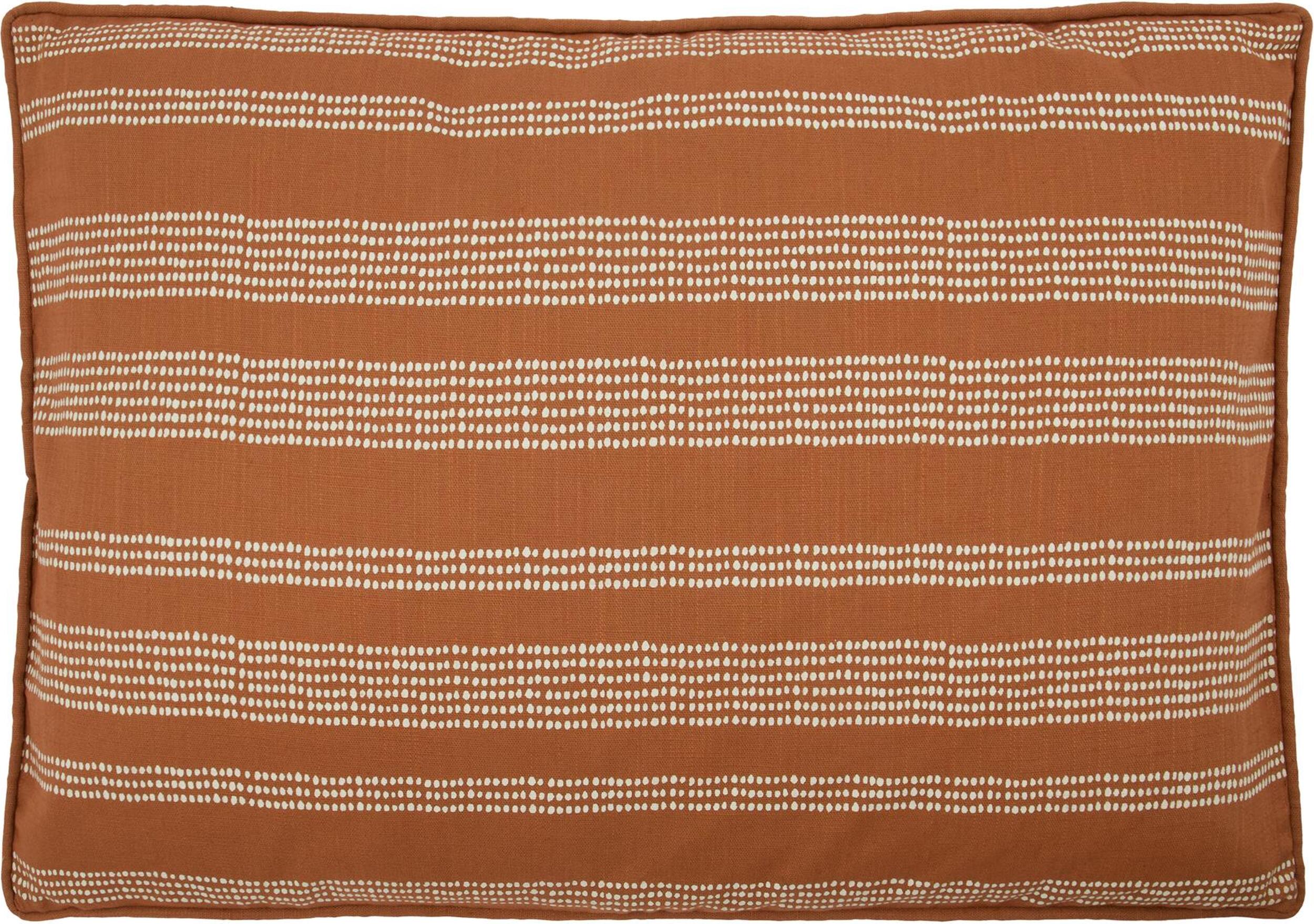 Dotti Dekorativer Kissenbezug 40 x 60 cm Terrakotta