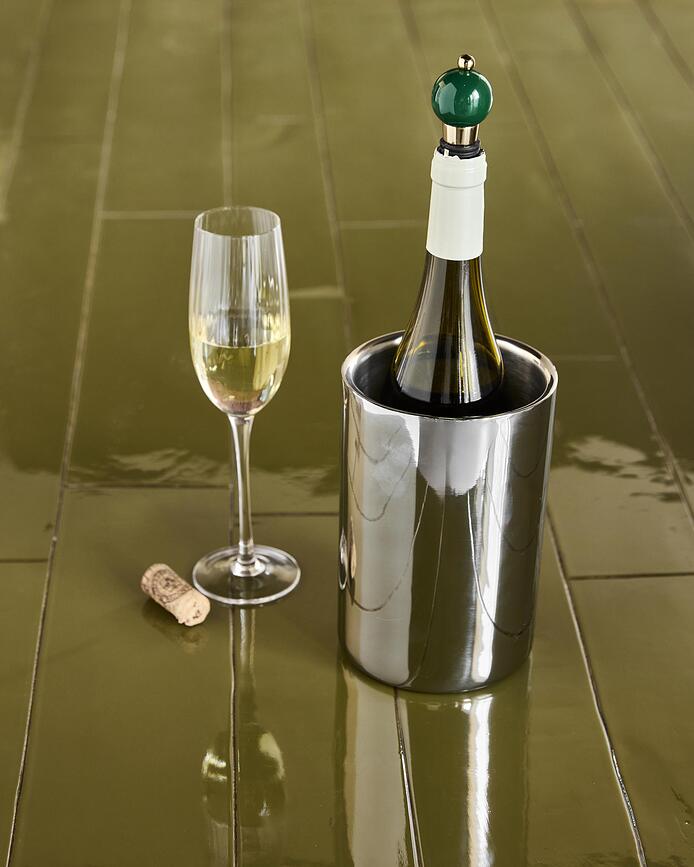 Enfriador de Vino Kett, plateado