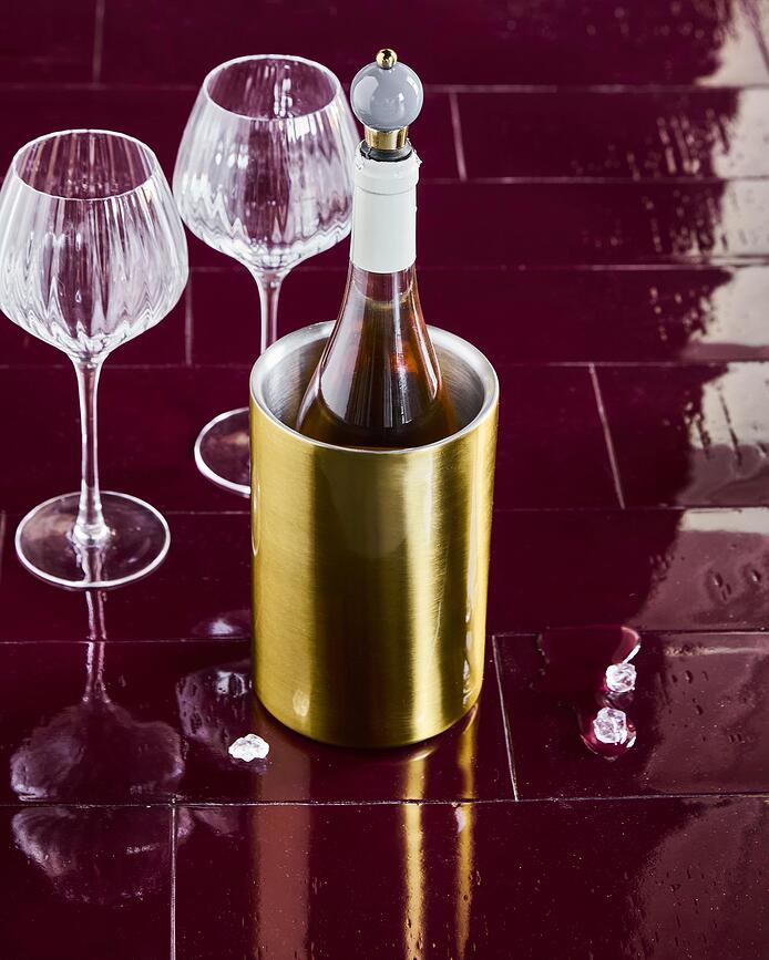 Enfriador de Vino Kett, plateado