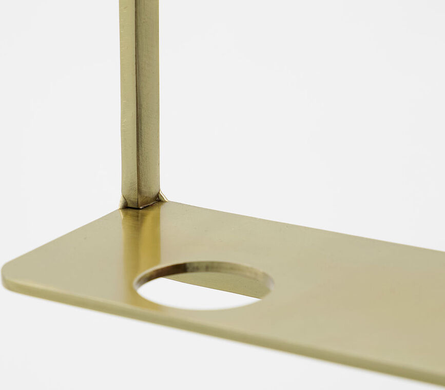 Estante de baño House Doctor, 25,5 cm, plateado