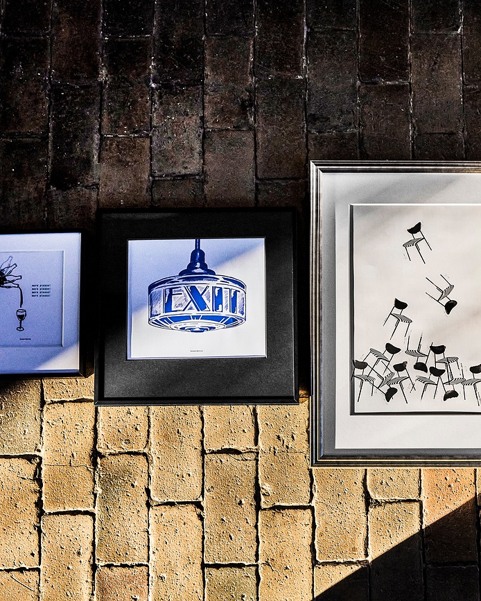 Exit Πίνακας με κορνίζα, 40 x 40 εκ.