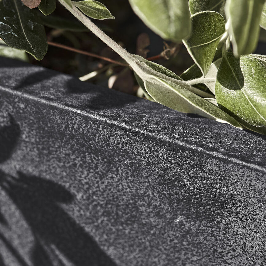 File Cvetlična stojala, siva, 2 kosa