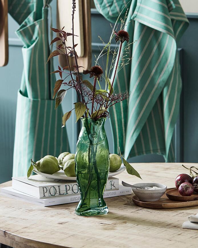 Fish Βάζο, 27,5 εκ., πράσινο