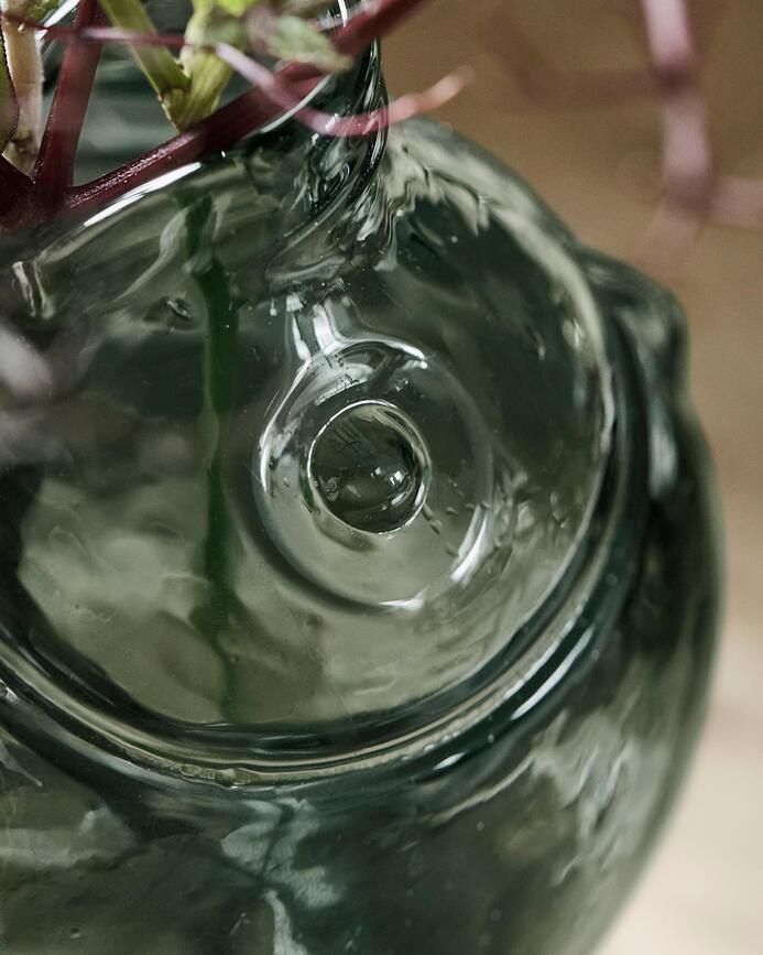 Fish Vase 17,5 cm, fumé